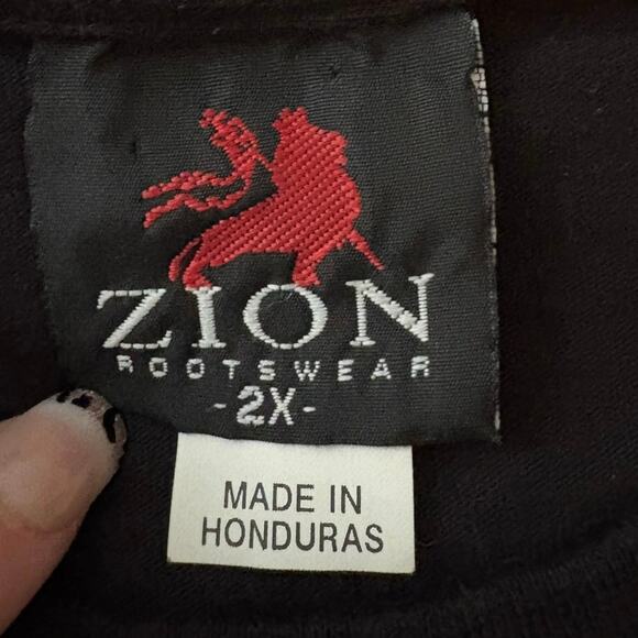 Men’s American Pride Motorcycle Graphic T-shirt 2X Cotton 2006 Vintage Zion - Picture 5 of 8